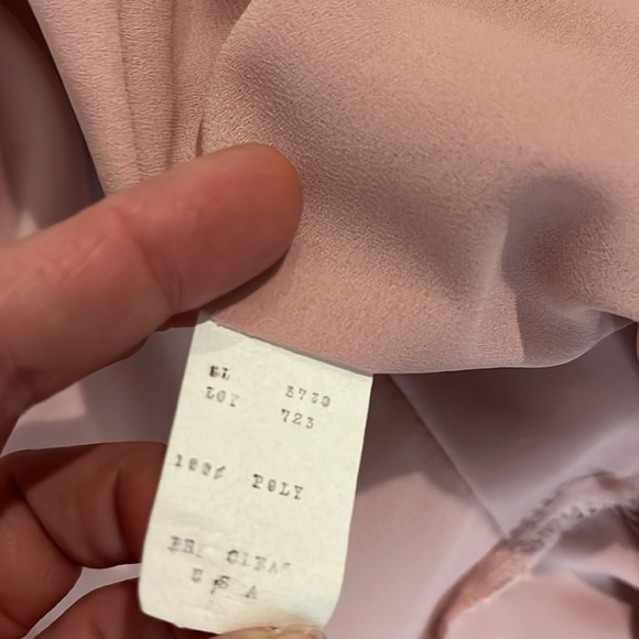 Stunning NWT Vintage Cachet by Bari Protas Dusty Rose Embroidered Dress size 7/8 - Picture 7 of 8